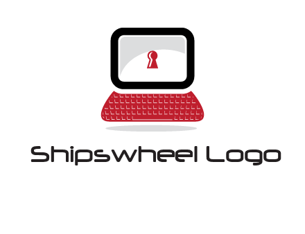 laptop security computer logo