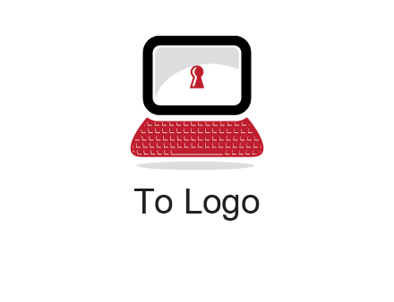 laptop security computer logo