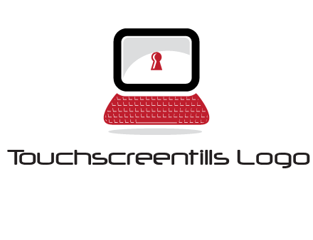 laptop security computer logo