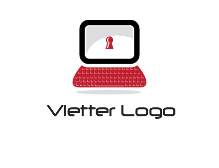 laptop security computer logo