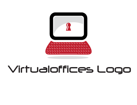 laptop security computer logo