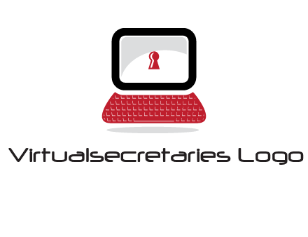laptop security computer logo