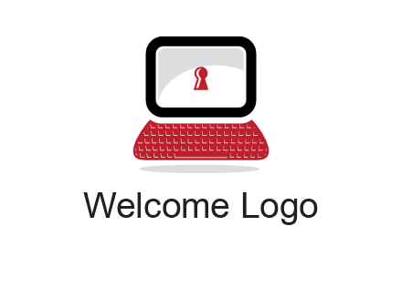 laptop security computer logo