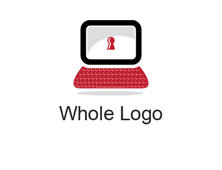 laptop security computer logo