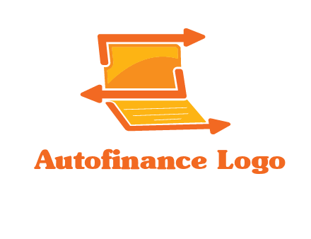 direction in laptop logo