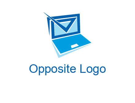 triangle shape in laptop