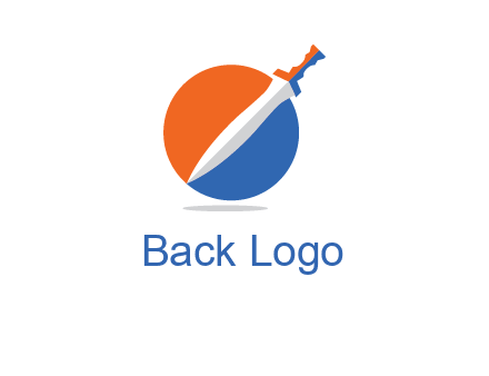 sword in circle logo