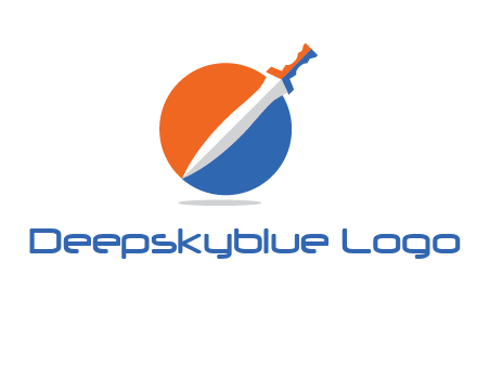 sword in circle logo