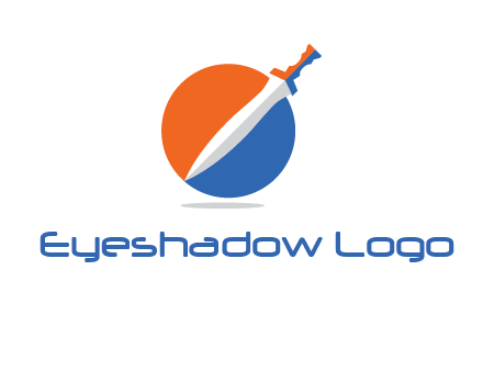 sword in circle logo