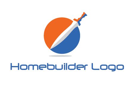 sword in circle logo