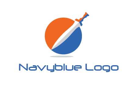 sword in circle logo