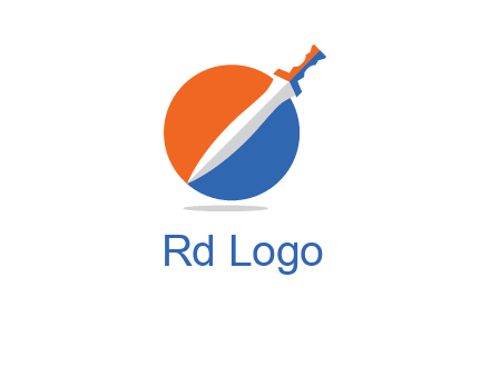 sword in circle logo