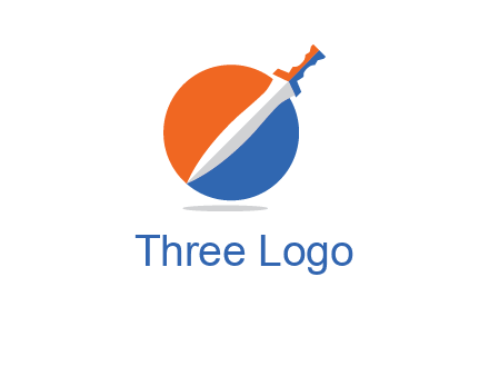 sword in circle logo