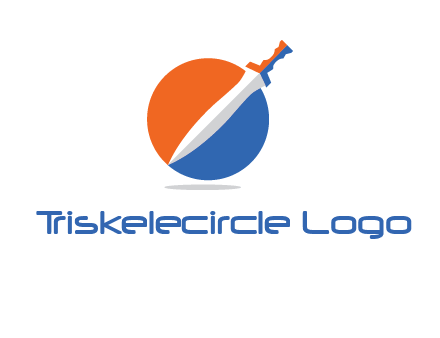 sword in circle logo