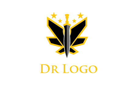 sword icon with stars