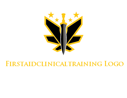 sword icon with stars