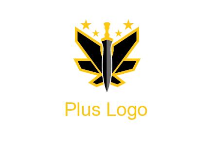 sword icon with stars