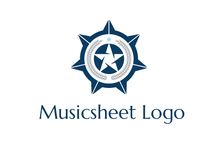 stars in circle logo