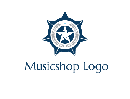 stars in circle logo
