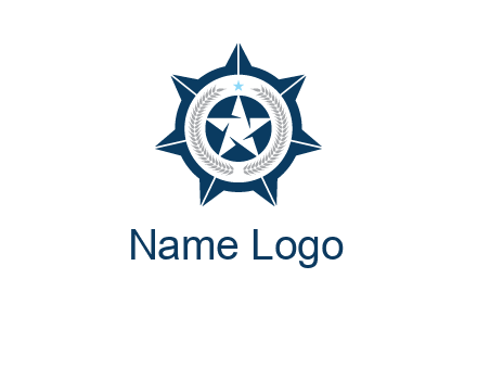 stars in circle logo