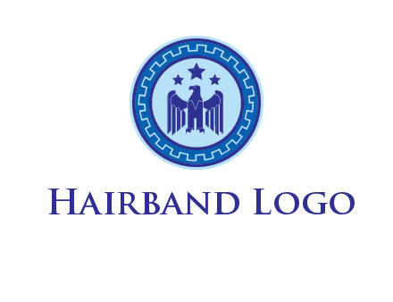 eagle and stars security logo