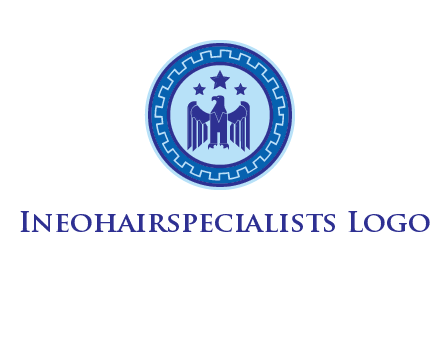 eagle and stars security logo