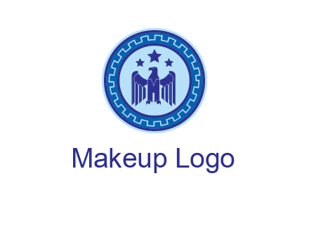 eagle and stars security logo