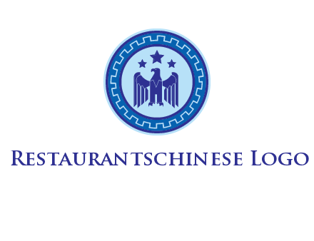 eagle and stars security logo