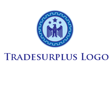 eagle and stars security logo