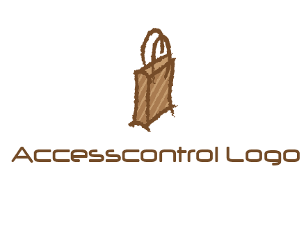 grunge shopping logo