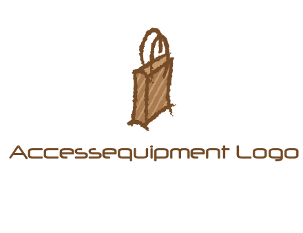 grunge shopping logo
