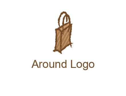 grunge shopping logo