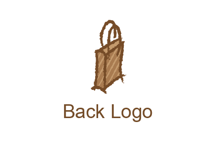 grunge shopping logo
