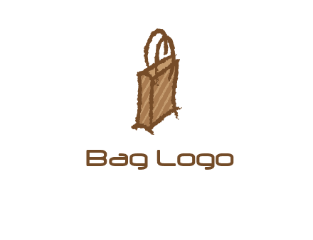 grunge shopping logo