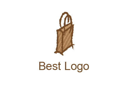 grunge shopping logo