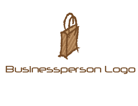 grunge shopping logo