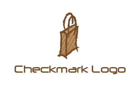 grunge shopping logo
