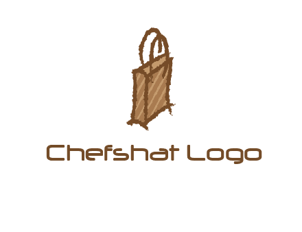 grunge shopping logo