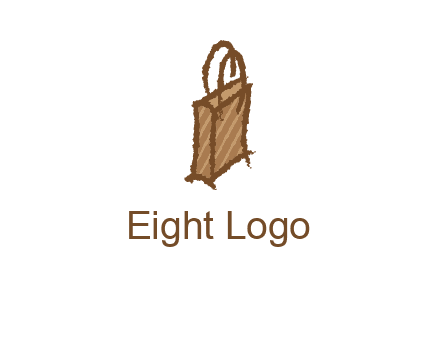 grunge shopping logo