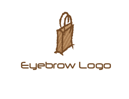 grunge shopping logo
