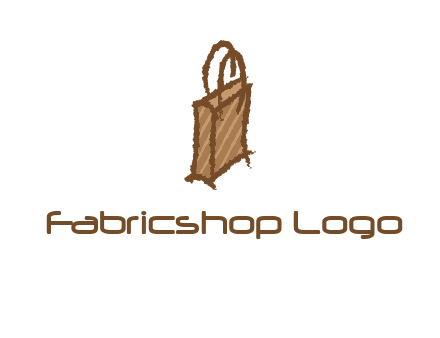 grunge shopping logo