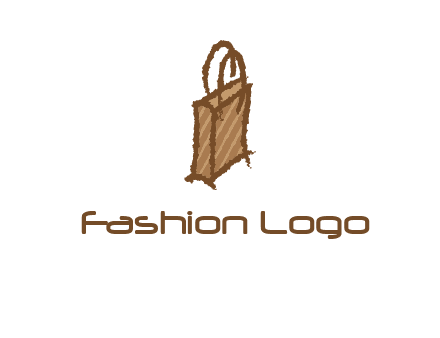 grunge shopping logo