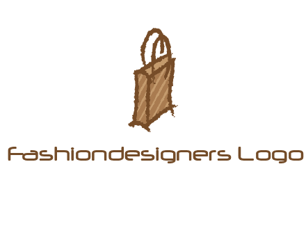 grunge shopping logo