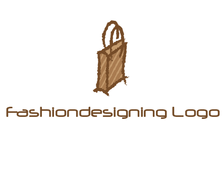 grunge shopping logo