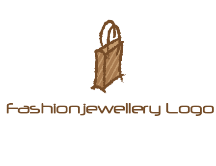grunge shopping logo