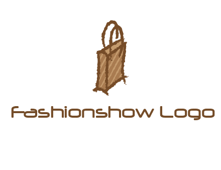 grunge shopping logo
