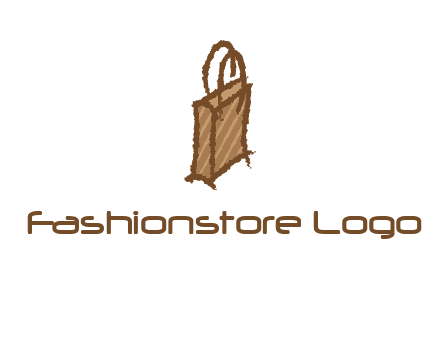grunge shopping logo