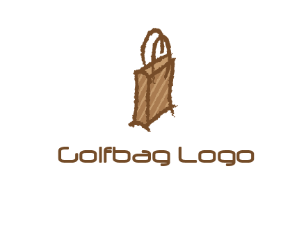 grunge shopping logo
