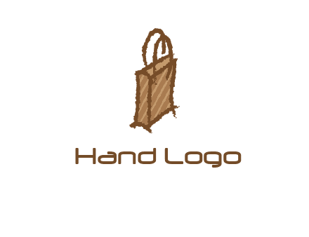 grunge shopping logo
