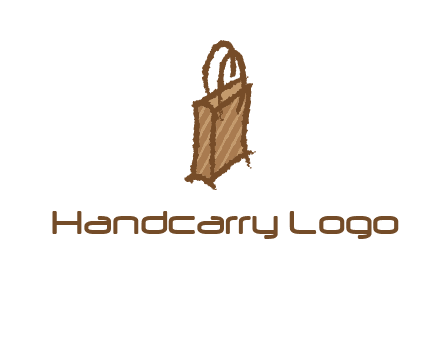 grunge shopping logo